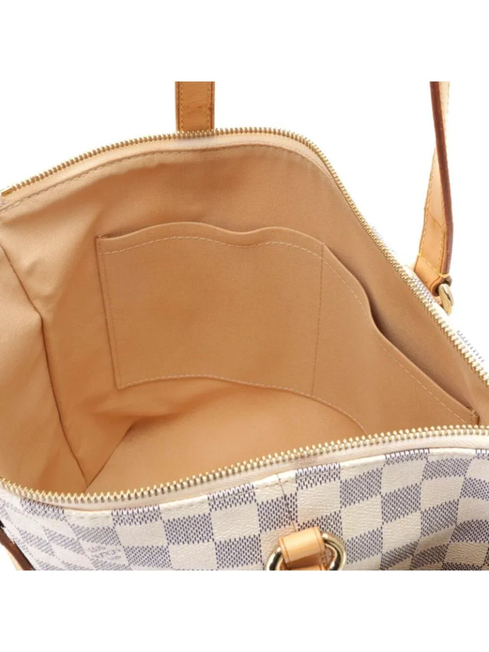 Louis Vuitton Totally PM Damier Azur Tote Bag Canvas White